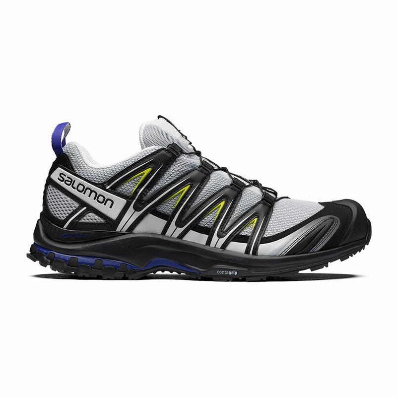 Salomon Singapore Mens Trail Running Shoes - XA PRO 3D Blue/Black | 01796-BGVU